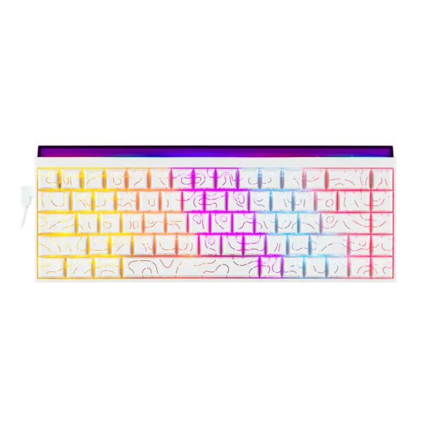 AJAZZ NK68 Hotswap Mechanical Gaming Keyboard – Red Switches, RGB