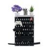 Pegboard (Black) 60*40cm + 12 crochets + 1 etagers